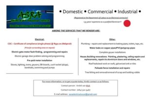 Asra Electrical and Handyman Services